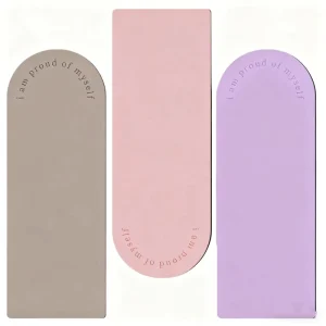 Custom Color Logo Eco Friendly 5mm Thick Nude Oval Natural Rubber Anti Slip Pilates Vegan Pill Shape Arch Yoga Mat Portable