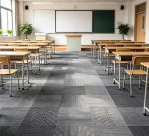 Custom Color Office Carpet Tile 50×50 Non woven Backing High Density Nylon Stain Resistant Heavy Duty Commercial Floor