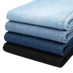Custom Colored Woven Yarn Dyed Twill Stretch 100% Organic Cotton Very Heavyweight Denim Fabric Roll Bags Home Textiles