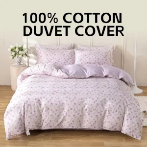 Custom Colour Bed Sheet Duvet Cover 100% Cotton Bedding Set King Size Queen Size Full Sheets Sets Super Soft Luxury