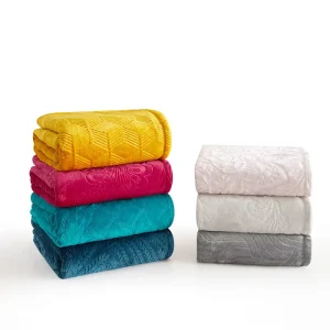 Custom Comfortable Soft Adult Micro Mink Flannel Fleece Throw Blanket