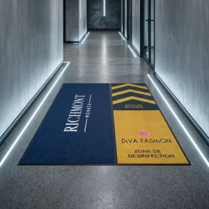 Custom Commercial Door Runner with Logos Custom Runner Rug Personalized Printed Runner Mat Building Mats with Custom logo