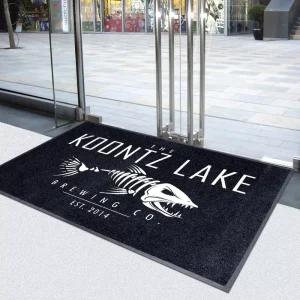 Custom Commercial Modern Thick Nylon Carpet Rugs Non Slip Indoor Outdoor Rubber Door Mats Personalized Logo Entryway