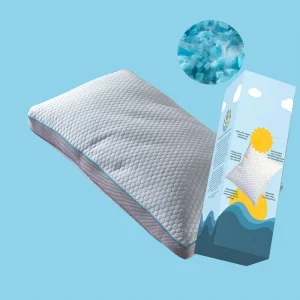 Custom Cooling Gel Bed Pillows 1 Pack Shredded Memory Foam for Side Sleeper Soft Bamboo Pillow Queen Size