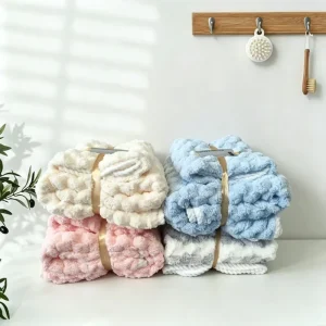 Custom Coral Fleece Fluffy Bathface and Body Towel Set Soft Absorbent Eco friendly Hair Swimming Towel Set Personalized Pattern