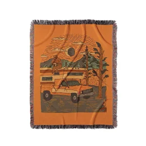 Custom Cotton Printed Jacquard Tapestry Picnic Blanket Woven Blanket Camping Blanket