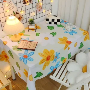 Custom Cotton Table Cloth and Kitchen Towel for Weddings and Events Digital Print Eco-Friendly Customizable