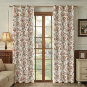 Custom Curtains Floral Print Curtain Fabric Roll for Living Room Bedroom Home Printed Curtains Curtain Fabric