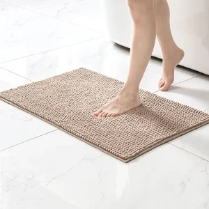 Custom Customisable Luxury Cotton Bath Mats Bathroom Rugs Extra Soft Mats Water Super Absorbent Non Slip Floor Bath Shower Mat