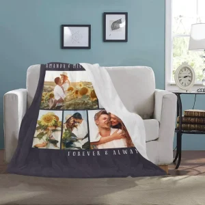 Custom Decorative Knit Blanket Weighted Blanket Fleece Sherpa Throw Blankets