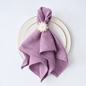 Custom Decorative Table Napkin Placemats Handmade Plain Weave Cotton Linen Napkins for Hotel Wedding Party Home