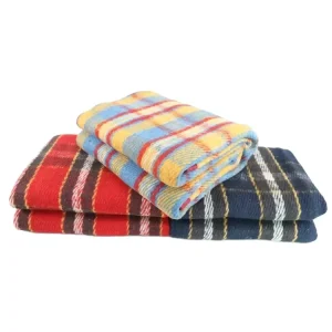 Custom Design Brushed Recycled Fleece Acrylic Blankets Soft Warm Durable Comfortable Home Use Blankets Bulk Supply