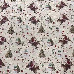 Custom Design Jacquard Woven Polyester Cotton Heavyweight 380gsm Christmas Blanket for Home