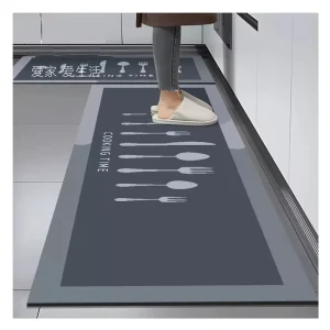 Custom Design Kitchen Runner Rug Washable Mat Anti slip Fast Absorb Water Bathroom Rug