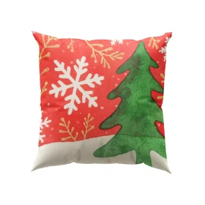 Custom Design Luxury Christmas Geometric Striped Character Throw Pillow Covers for Living Room Bedroom Home Decor-Eco-Friendly