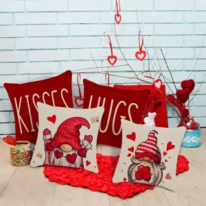 Custom Design Modern Square Christmas Holiday Throw Pillow 18X18 Inch Cotton Linen Home Decor Pillow Case Cover