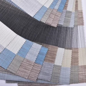 Custom Design Polyester Blackout Shades Waterproof Zebra Blind Fabrics For Window