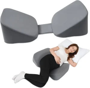 Custom Design Pregnancy Pillow Portable Travel Maternity Pillow Wedge with Washable Cover Relief Back Belly Hip Pressure Ideal