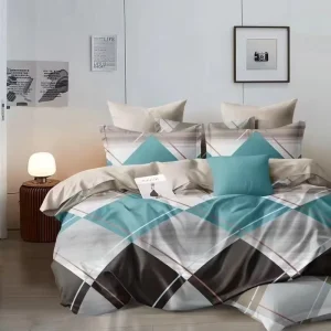 Custom Design Printed Polyester Bedding Duvet Cover Set Comforter Set with Pillow Case