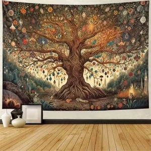 Custom Design Printing Tapestry Fabric Polyester Soft Lightweight for Bedroom Decor Custom Hanging Cloth Tapestry Banner