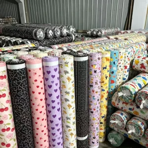 Custom Design Small Flower Disperse Print Fabric Bed Sheet Fabric Brushed Polyester Fabric