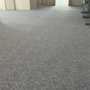 Custom Design Wall to Wall Loop Pile Carpet Durable Commercial Broadloom for Office Hotel Corridor and High Traffic Area