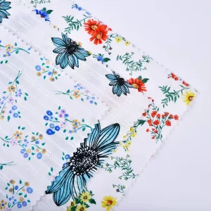 Custom Design Woven 105gsm 144cm 100% Cotton Digital Printing Fabrics for Clothing