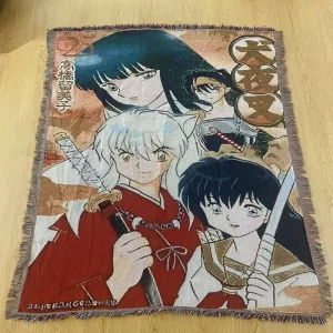 Custom Designed Anime Style Cotton Woven Raschel Blanket Popular Home Decoration with RTS Tapestry Widely Used