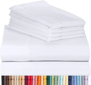 Custom Designed Hotel Modern Cotton 200TC Polyester 6-Piece Queen Size Bedding Set Duvet Cover Sheet Set Envelope Pillowcase