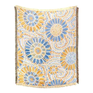Custom Designer Jacquard Cotton Tapestry Throws Custom Reversible Jacquard Eco Friendly Cotton Tapestry Throw Blanket for Picnic