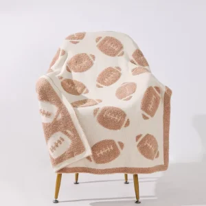 Custom Designs 30*40 40*60” Polyester 100% King Size Winter Knit Throw Blanket for Gift Giveaway