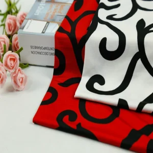Custom Digital Print Dot Style Milk Silk Stretch Knit Fabric Lightweight Sofa Chair Covers Make To Order Customized Patterns