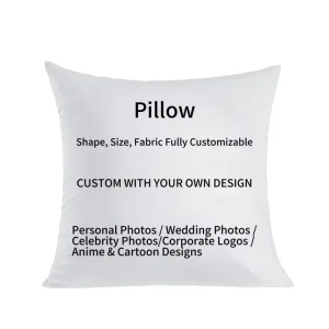 Custom Digital Printed Decorative Throw Pillows Personalized Pattern Cushion for Sofa Home Decoration Factory Direct Sale