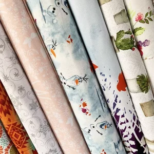 Custom Digital Printed High Quality Colorfast Quilting Fabric Cotton