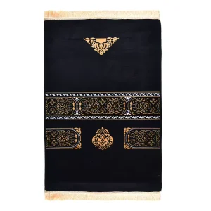 Custom Digital Printed Thin Rollable Turkish Family Muslim Velvet Prayer Mat Prayer Mats With Boxes Islamic Gift Sets Prayer Rug