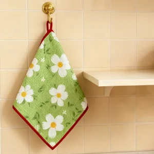 Custom Digital Printed Waffle Weave Microfiber Kitchen Towel Cleaning Kitchen Towels Personalized Tea Towel