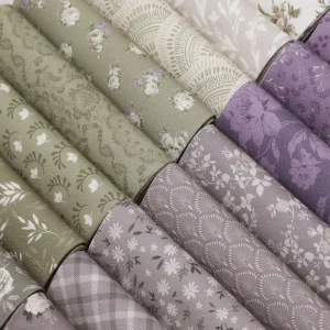 Custom Digital Printing Fabric 20Pcs Floral Fat Quarter Bundle Handmade Patchwork for Quilting Sewing DIY Craft