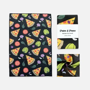 Custom Digital Printing Waffle Kitchen Tea Towels Highly Absorbent Dishcloth Towel for Kitchen Cleaning