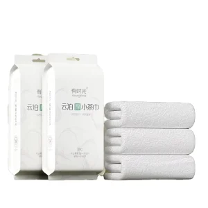Custom Disposable 100% Viscose Folding Vision Bath Washcloths Soft Durable Nonwoven Solid Color Eco Friendly 30x60cm Outdoor