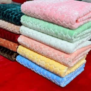 Custom Double Layer Raschel Blanket Newborn Swaddle Wrap Receiving Blanket for Children