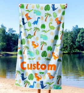 Custom Eco Friendly All Season Polyester Cotton Soft Quick Dry Sublimation Printing Summer Sand Free Bathroom Beach Towels