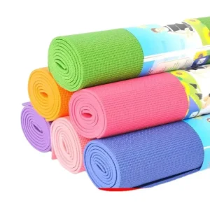 Custom Eco Friendly Gymnastic Sport Lose Weight Fitness Exercise Non Slip 7mm Pvc Yoga Mat