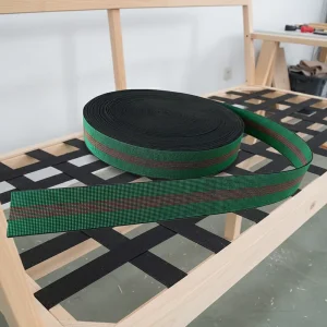 Custom Eco Friendly Polyester Rubber Protect Furniture Elastic Strap Heavy Duty 4.8-5.0cm Webbing