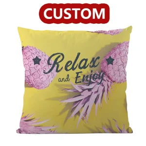 Custom Eco-Friendly Removable & Washable 600TC Throw Pillows Covers for Living Room Sofa with Chinese/Nordic Style