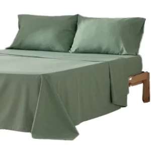 Custom Eco Friendly Woven Solid 100% Cotton 4 Piece Anti Bacteria 100TC Washable Duvet Cover Set Bedding Ready Stock