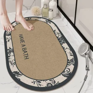 Custom Eco friendly Bathroom Mat Non Slip PVC Shower Mat Waterproof Bath Tub Shower Mat