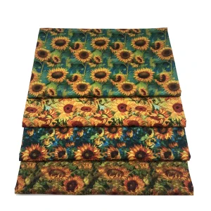 Custom Eco friendly Textile 100% Organic Cotton Tc Twill Digital Printing Fabric