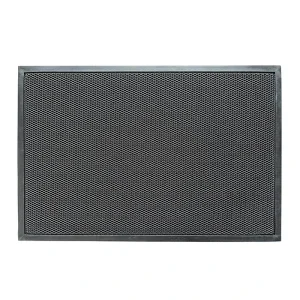 Custom Elastic Mesh Entryway Front Door Mat Polyester Terylene Non-Slip Stain-Resistant Wash-Free Modern Minimalist Style