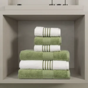 Custom Embroidered Eco Friendly Skin Friendly Hotel Towel Set Bath Towels Hand Towels Washcloths Super Absorbent Quick Dry