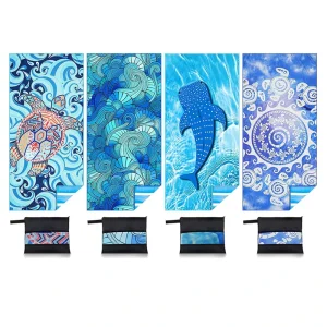 Custom Embroidered Plus Size Sand Free Beach Towels in Philippines